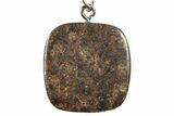 Stony Chondrite Meteorite ( g) Keychain - Morocco #238232-1